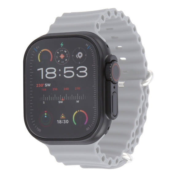 For Apple Watch Ultra 2 49mm Color Screen Non-Working Fake Dummy Display Model, For Photographing Watch-strap, No Watchband (Black)