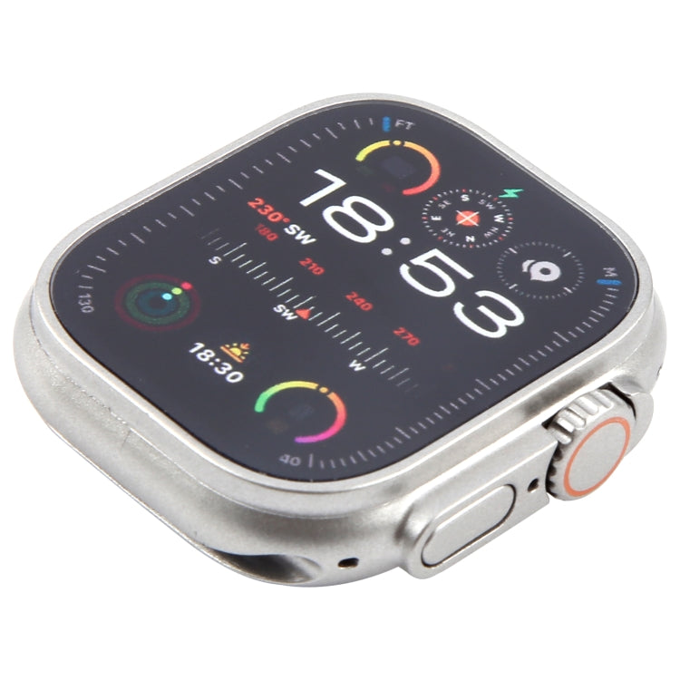 For Apple Watch Ultra 2 49mm Color Screen Non-Working Fake Dummy Display Model, For Photographing Watch-strap, No Watchband (Silver)