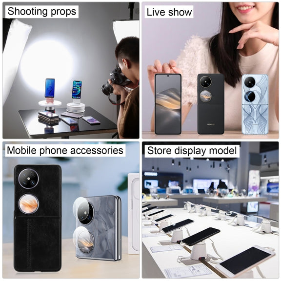 For Huawei Pocket 2 Black Screen Non-Working Fake Dummy Display Model (Purple)