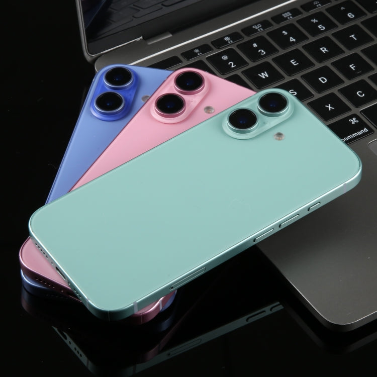 For iPhone 16 Plus Black Screen Non-Working Fake Dummy Display Model (Pink) - free shipping - PMC TechLife - Order now!