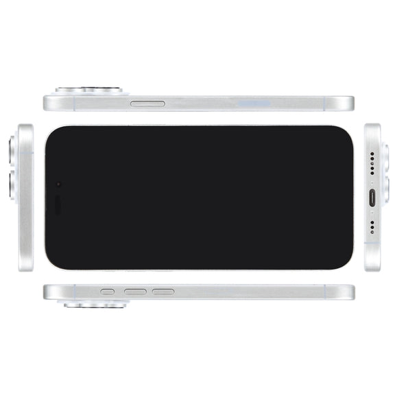 For iPhone 16 Pro Max Black Screen Non-Working Fake Dummy Display Model (White)