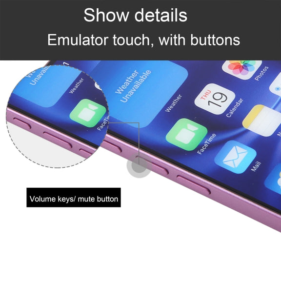 For iPhone 16 Color Screen Non-Working Fake Dummy Display Model (Pink)