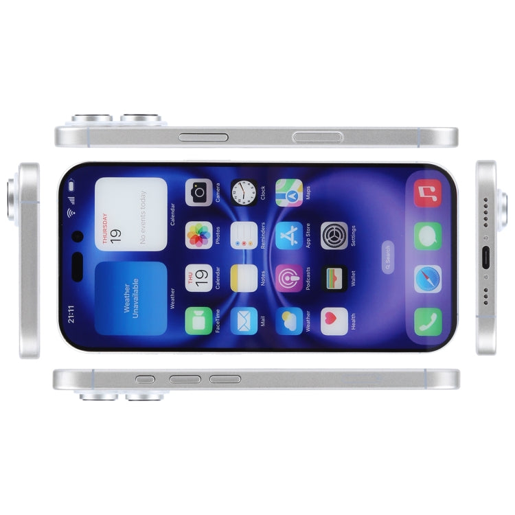 For iPhone 16 Color Screen Non-Working Fake Dummy Display Model (White)
