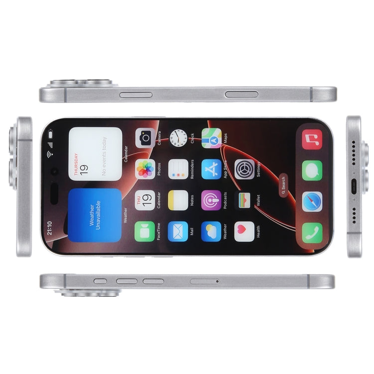 For iPhone 16 Pro Color Screen Non-Working Fake Dummy Display Model (Natural)