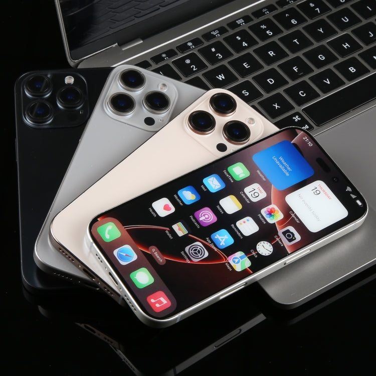 For iPhone 16 Pro Color Screen Non-Working Fake Dummy Display Model (Black)