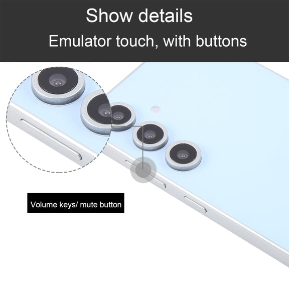 For Samsung Galaxy S24 FE 5G Color Screen Non-Working Fake Dummy Display Model (Blue)