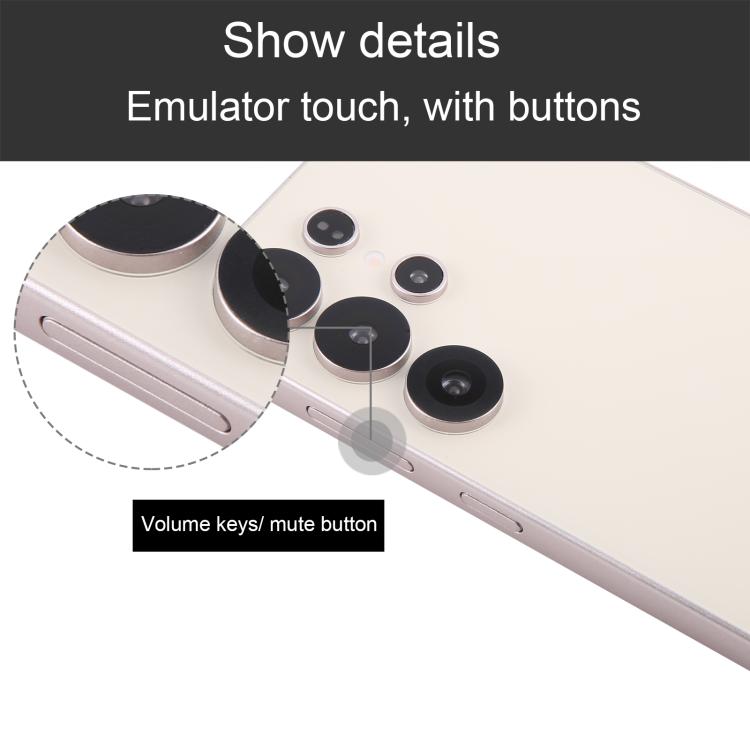 For Samsung Galaxy S25 Ultra 5G Black Screen Non-Working Fake Dummy Display Model (Gold) - For Galaxy by PMC Jewellery | Online Shopping South Africa | PMC Jewellery | Buy Now Pay Later Mobicred