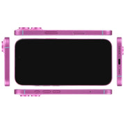 For iPhone 16 Black Screen Non-Working Fake Dummy Display Model (Pink)
