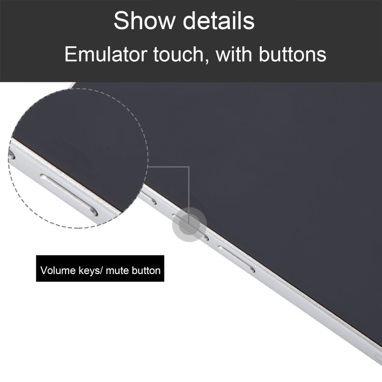 For iPhone 16 Black Screen Non-Working Fake Dummy Display Model (White)