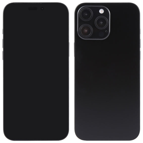 For iPhone 16 Pro Black Screen Non-Working Fake Dummy Display Model (Black)