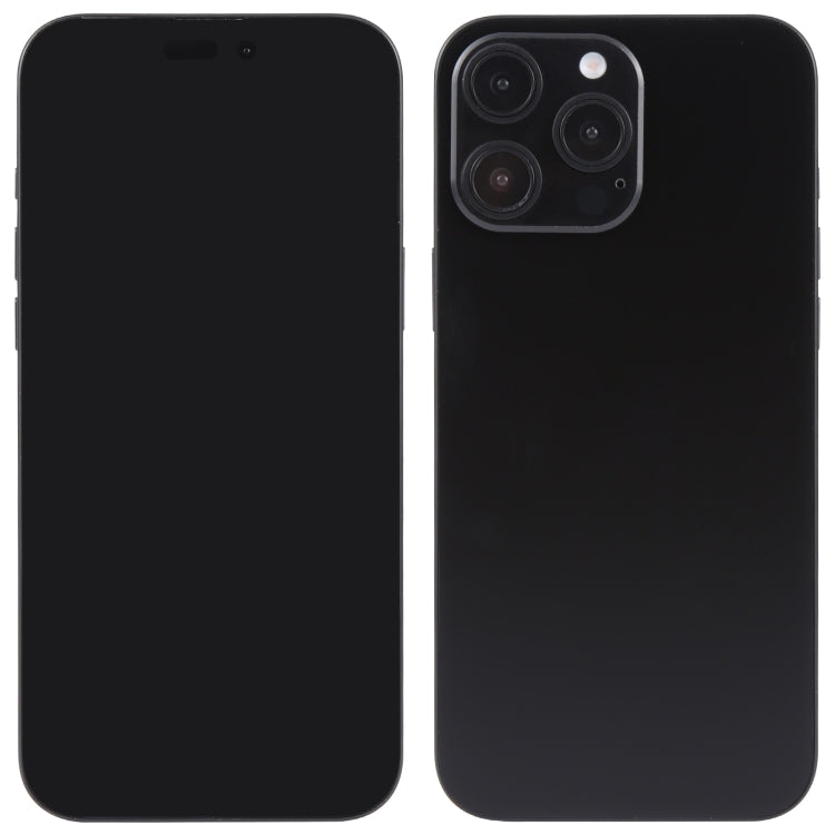 For iPhone 16 Pro Black Screen Non-Working Fake Dummy Display Model (Black)
