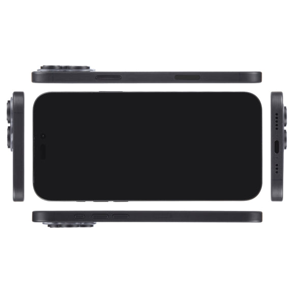 For iPhone 16 Pro Black Screen Non-Working Fake Dummy Display Model (Black)