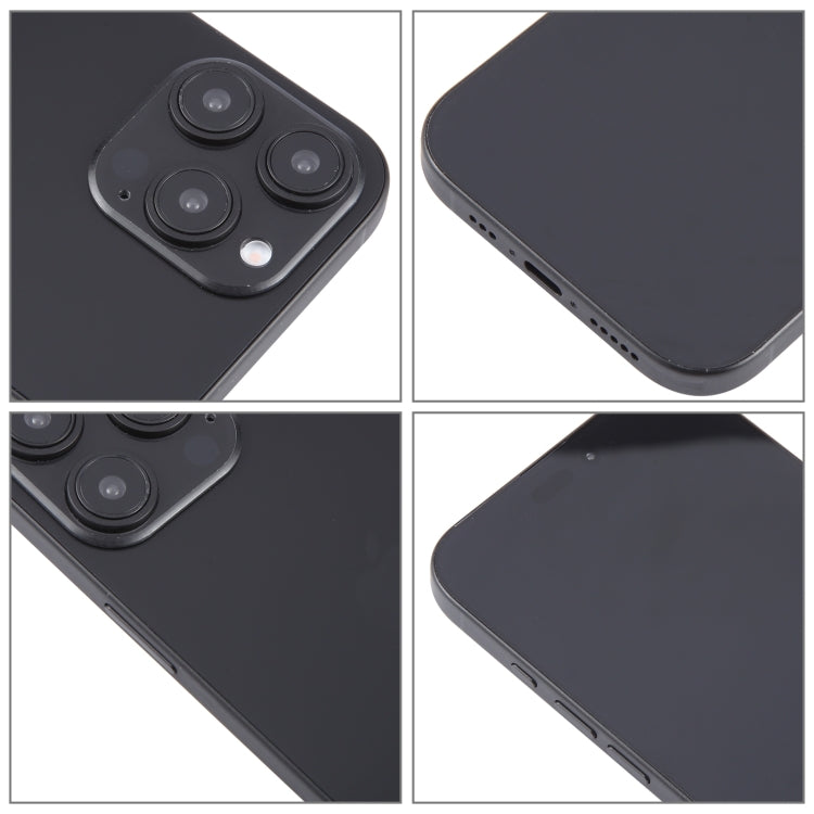 For iPhone 16 Pro Black Screen Non-Working Fake Dummy Display Model (Black)
