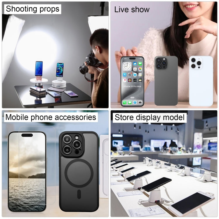 For iPhone 16 Pro Black Screen Non-Working Fake Dummy Display Model (Black)