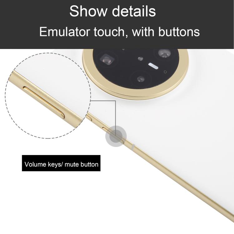 For Huawei Mate 70 Pro+ Black Screen Non-Working Fake Dummy Display Model (White) - For Huawei by PMC TechLife | Online Shopping South Africa | PMC TechLife | Buy Now Pay Later Mobicred