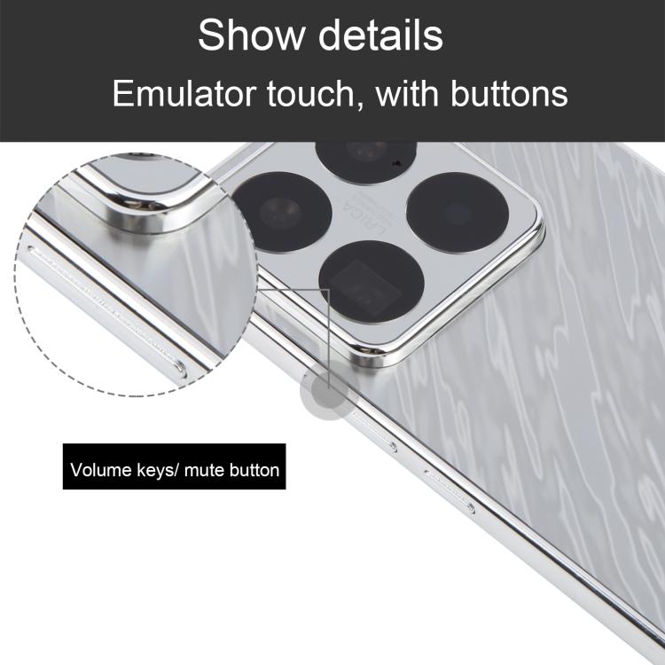 For Xiaomi 15 Pro Black Screen Non-Working Fake Dummy Display Model (Silver)