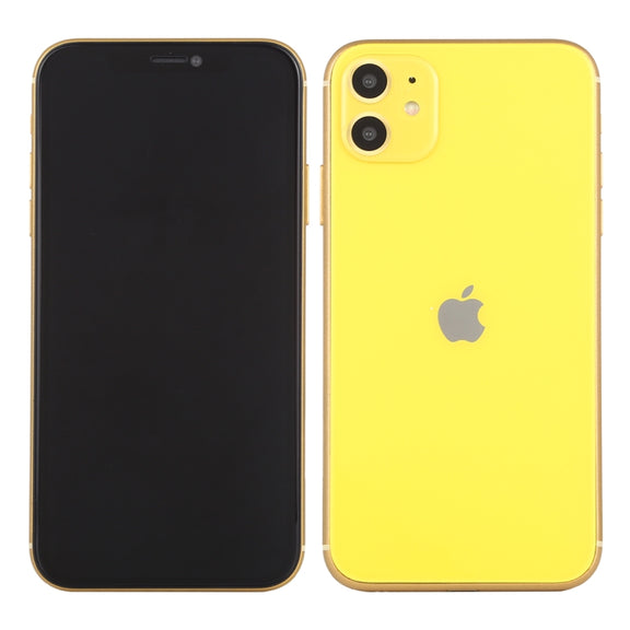 For iPhone 11 Black Screen Non-Working Fake Dummy Display Model (Yellow)
