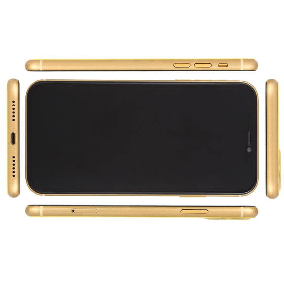 For iPhone 11 Black Screen Non-Working Fake Dummy Display Model (Yellow)