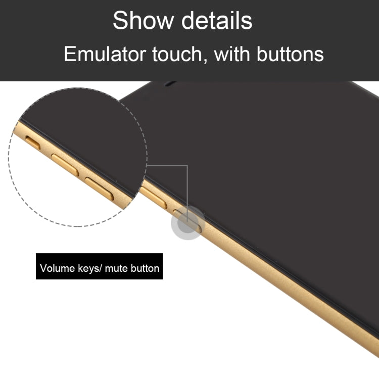 For iPhone 11 Black Screen Non-Working Fake Dummy Display Model (Yellow)