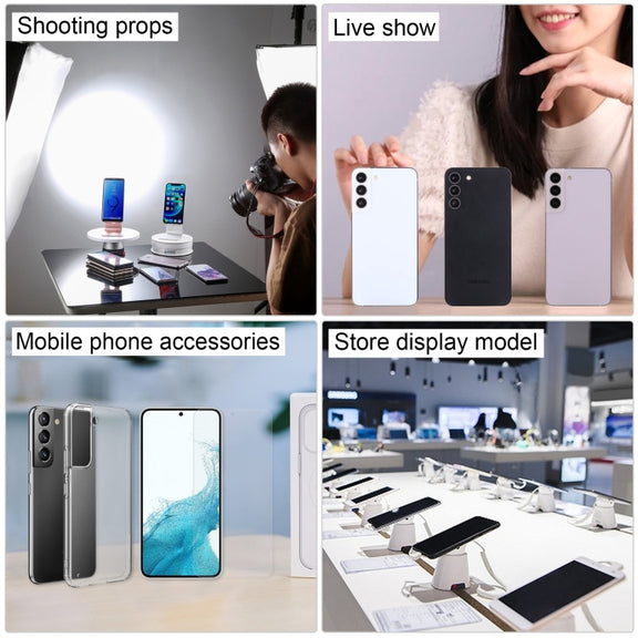 For Samsung Galaxy S22 5G Black Screen Non-Working Fake Dummy Display Model (Rose Gold)
