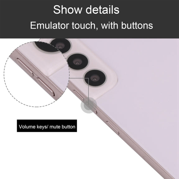 For Samsung Galaxy S22+ 5G Black Screen Non-Working Fake Dummy Display Model (Rose Gold)