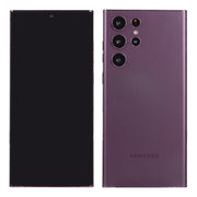 For Samsung Galaxy S22 Ultra 5G Black Screen Non-Working Fake Dummy Display Model (Purple)