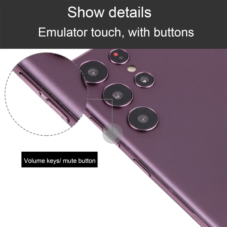 For Samsung Galaxy S22 Ultra 5G Color Screen Non-Working Fake Dummy Display Model(Purple) - For Galaxy by PMC TechLife | Online Shopping South Africa | PMC TechLife