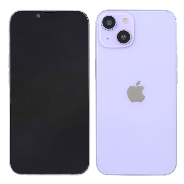 For iPhone 14 Black Screen Non-Working Fake Dummy Display Model(Purple)