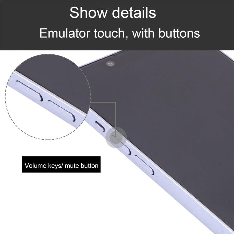 For iPhone 14 Black Screen Non-Working Fake Dummy Display Model(Purple)