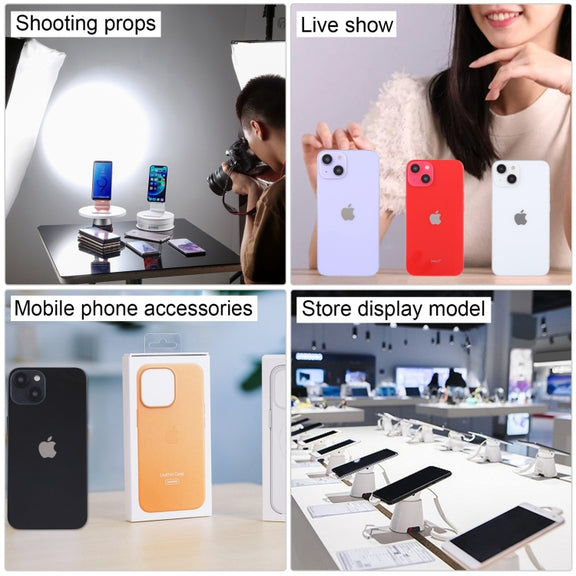 For iPhone 14 Black Screen Non-Working Fake Dummy Display Model(Purple)