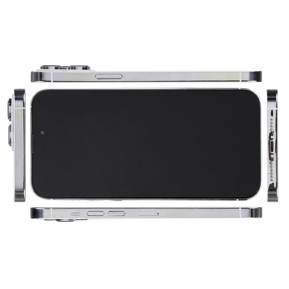 For iPhone 14 Pro Black Screen Non-Working Fake Dummy Display Model (Silver)