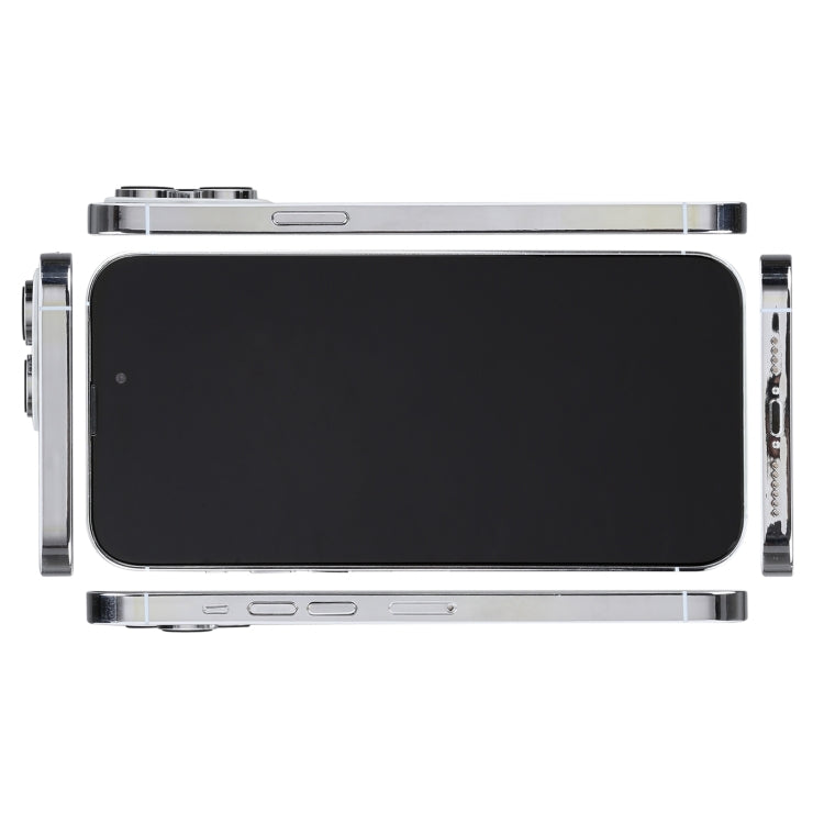 For iPhone 14 Pro Black Screen Non-Working Fake Dummy Display Model (Silver)