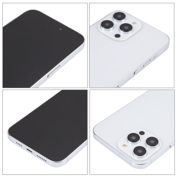 For iPhone 14 Pro Black Screen Non-Working Fake Dummy Display Model (Silver)