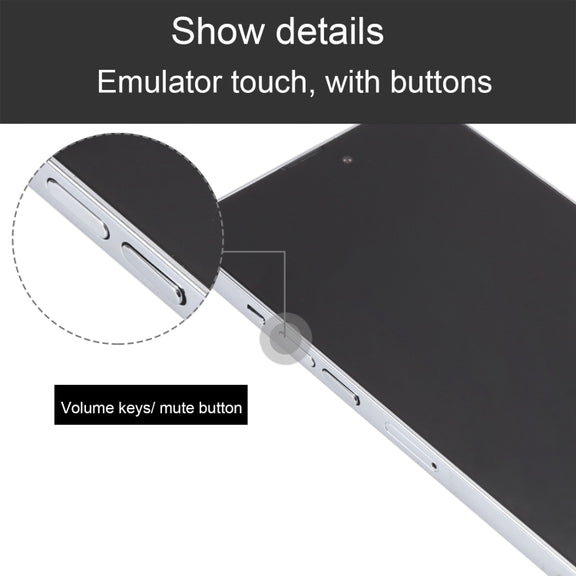 For iPhone 14 Pro Black Screen Non-Working Fake Dummy Display Model (Silver)