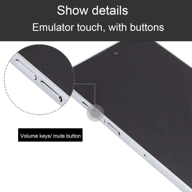 For iPhone 14 Pro Black Screen Non-Working Fake Dummy Display Model (Silver)