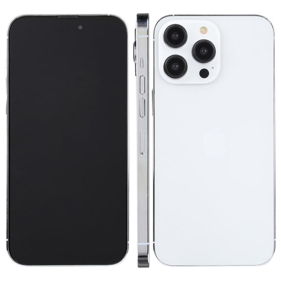 For iPhone 14 Pro Black Screen Non-Working Fake Dummy Display Model (Silver)