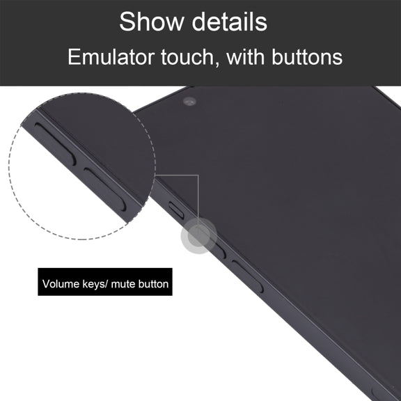 For iPhone 14 Plus Black Screen Non-Working Fake Dummy Display Model(Midnight)