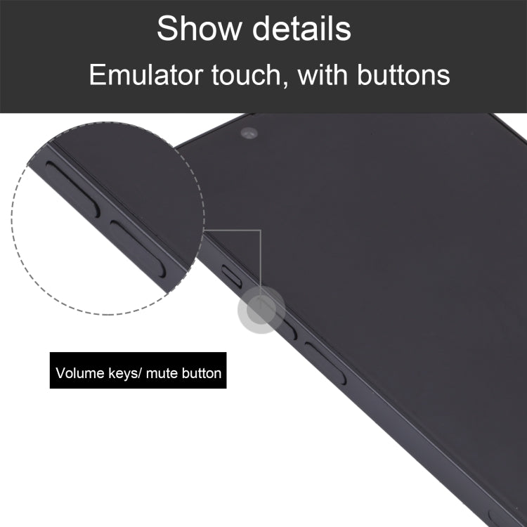 For iPhone 14 Plus Black Screen Non-Working Fake Dummy Display Model(Midnight)