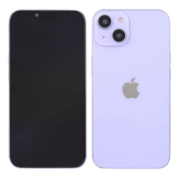 For iPhone 14 Plus Black Screen Non-Working Fake Dummy Display Model(Purple)