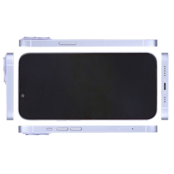 For iPhone 14 Plus Black Screen Non-Working Fake Dummy Display Model(Purple)