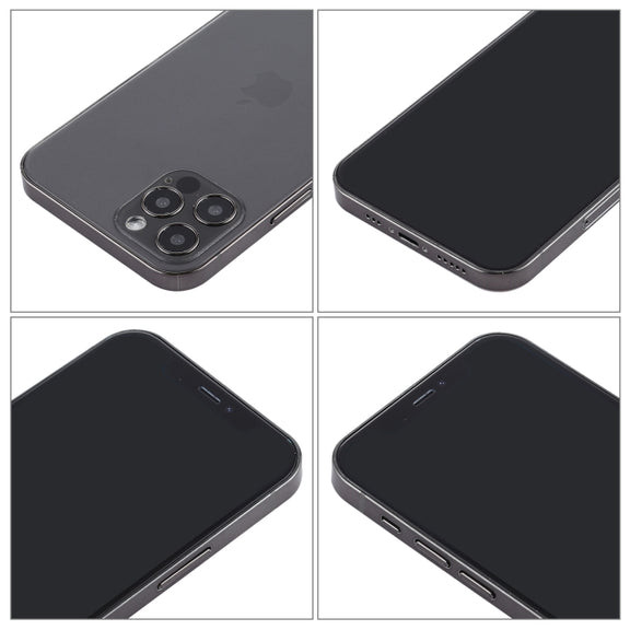 For iPhone 12 Pro Black Screen Non-Working Fake Dummy Display Model, Light Version(Black)