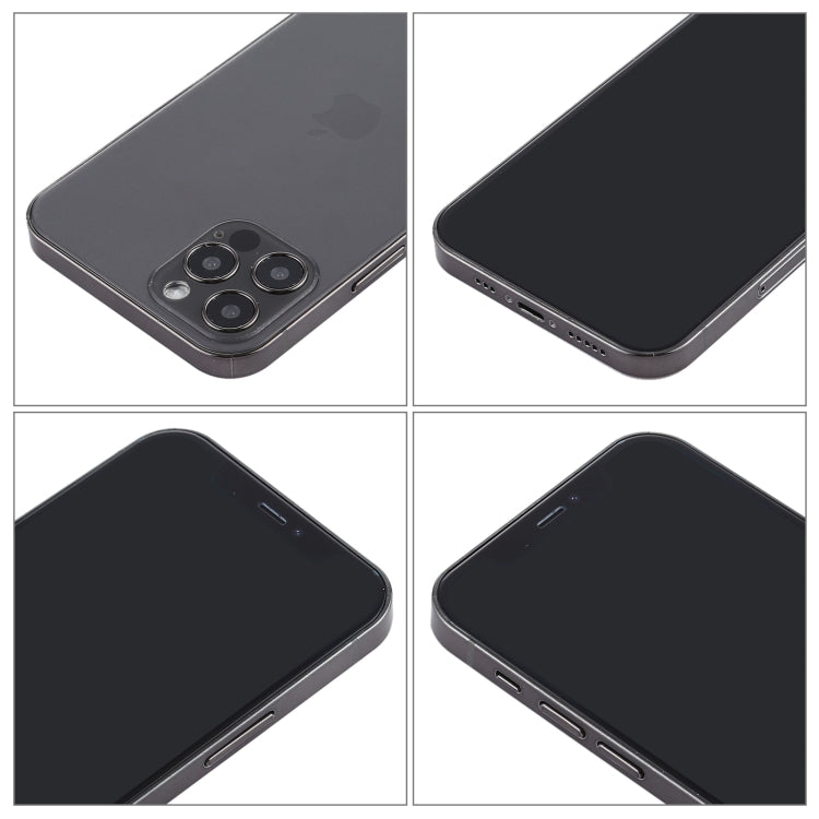 For iPhone 12 Pro Black Screen Non-Working Fake Dummy Display Model, Light Version(Black)