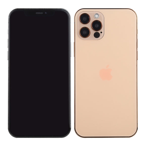For iPhone 12 Pro Black Screen Non-Working Fake Dummy Display Model, Light Version(Gold)