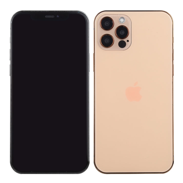 For iPhone 12 Pro Black Screen Non-Working Fake Dummy Display Model, Light Version(Gold)