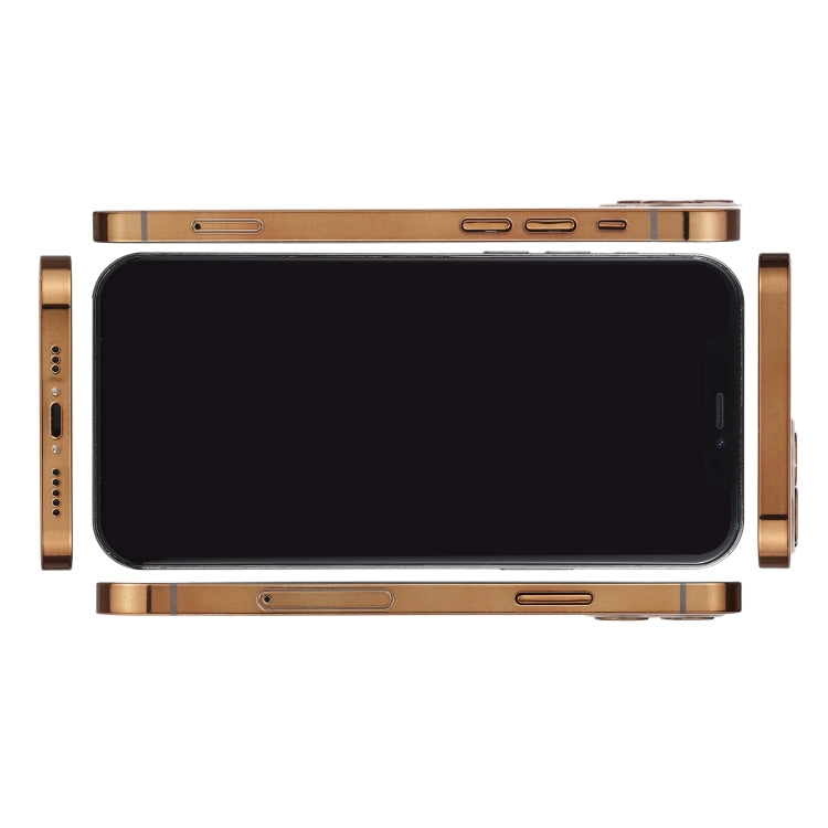 For iPhone 12 Pro Black Screen Non-Working Fake Dummy Display Model, Light Version(Gold)