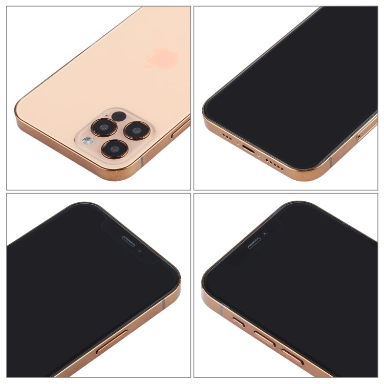 For iPhone 12 Pro Black Screen Non-Working Fake Dummy Display Model, Light Version(Gold)