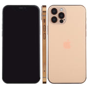 For iPhone 12 Pro Max Black Screen Non-Working Fake Dummy Display Model, Light Version(Gold)