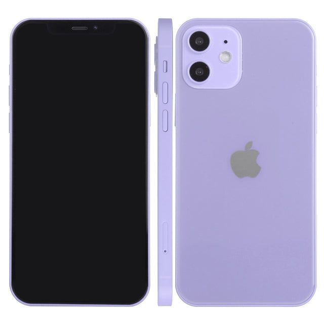 For iPhone 12 Black Screen Non-Working Fake Dummy Display Model, Light Version(Purple)