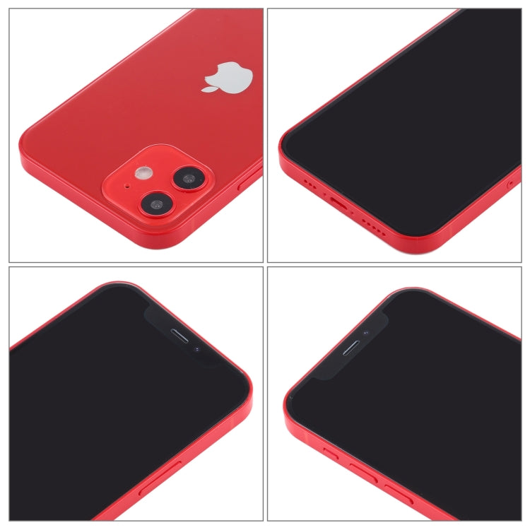 For iPhone 12 Black Screen Non-Working Fake Dummy Display Model, Light Version(Red)