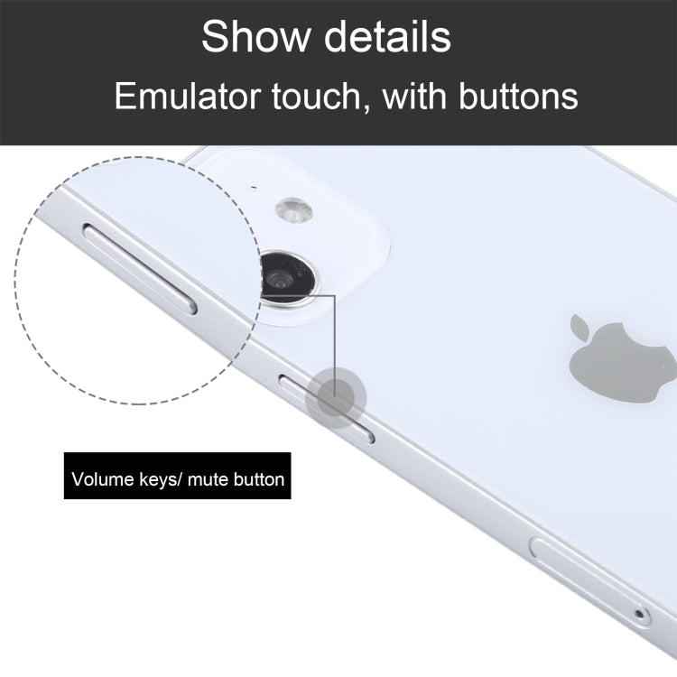 For iPhone 12 Black Screen Non-Working Fake Dummy Display Model, Light Version(White)